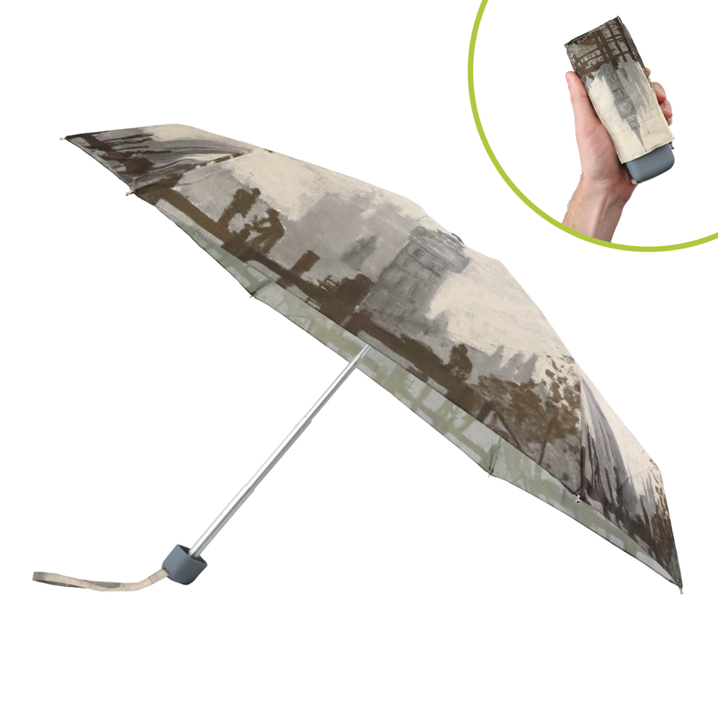 Fulton Tiny 2 National Gallery Foldable Umbrella (Thames Below Westminster by Claude Monet)