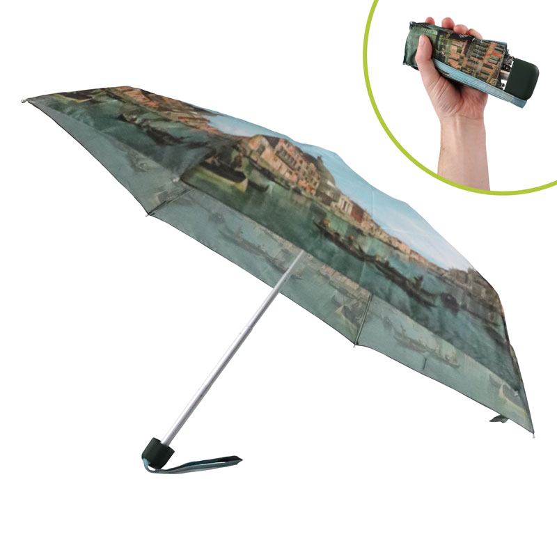 Fulton Tiny 2 National Gallery Foldable Umbrella (Venice: The Grand Canal by Canaletto)