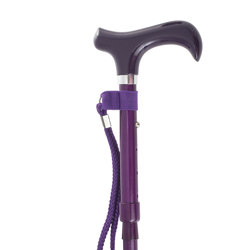 Metallic Purple Mini Derby Stick - WalkingSticks.co.uk