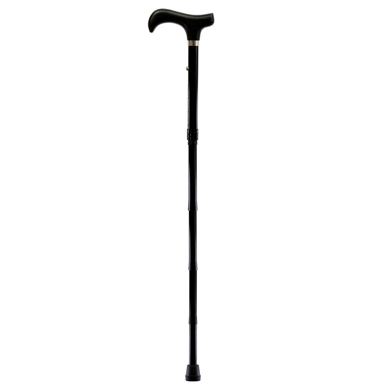 Mini Folding Black Derby Walking Stick - WalkingSticks.co.uk