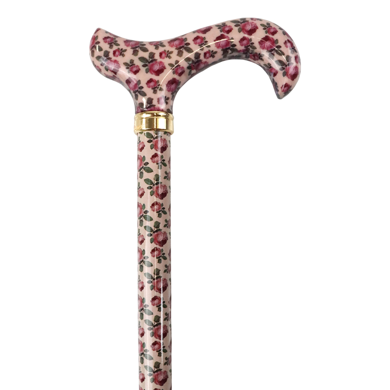 National Gallery Nattier's Rose Derby Adjustable Walking Stick