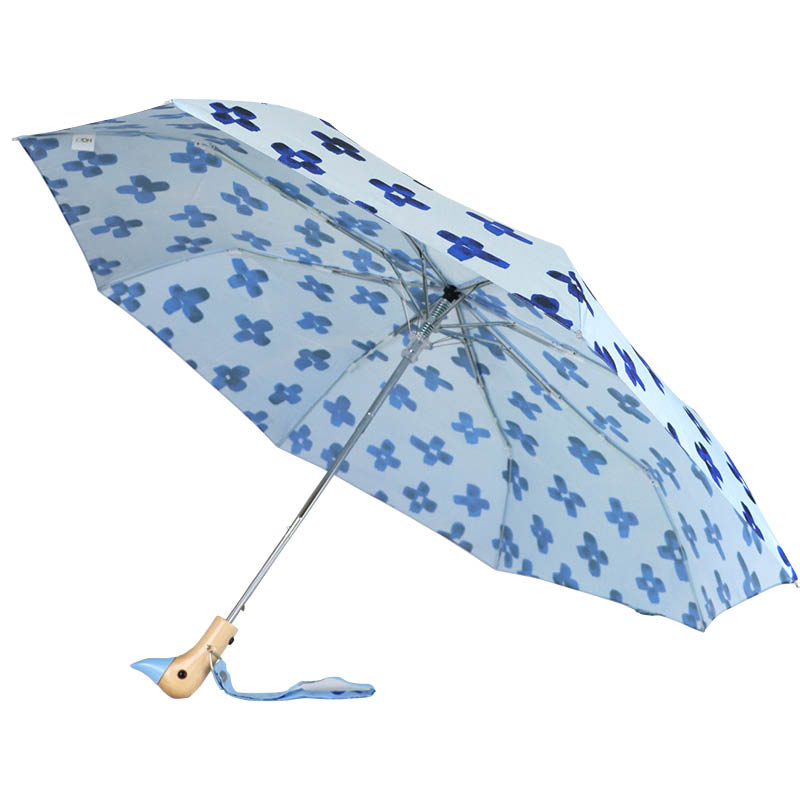 Original Duckhead Folding Eco Umbrella (Floral Rain)