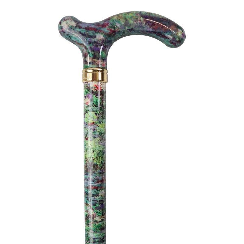 Petite National Gallery Monet's Water-Lily Pond Aluminium Adjustable Walking Derby Stick