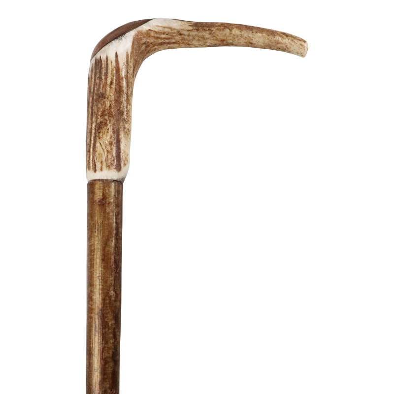 Staghorn Plain Handle Walking Stick