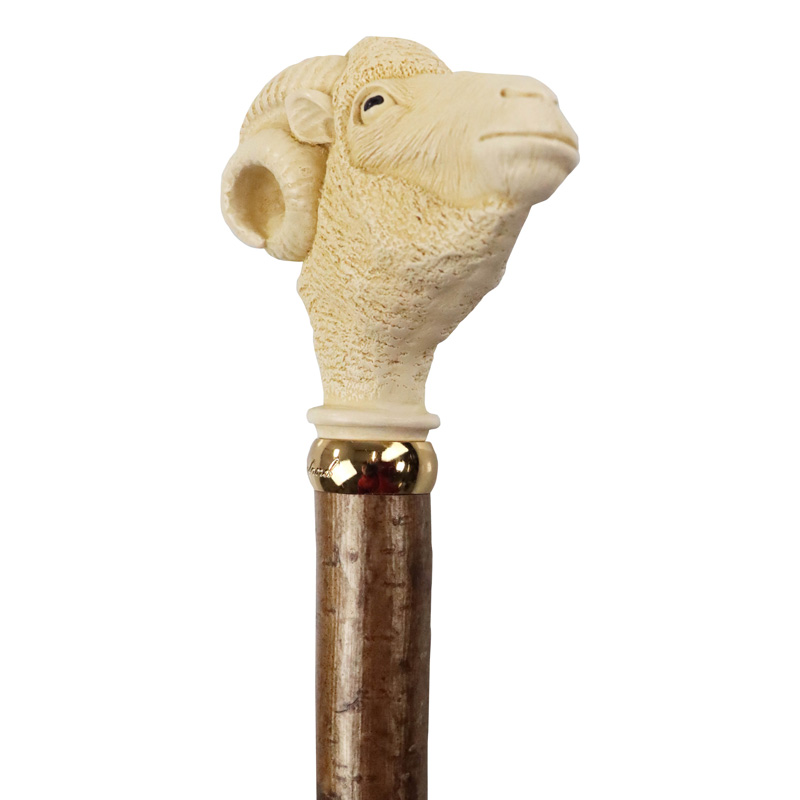 Ram Handle Hazel Walking Stick