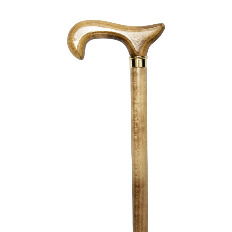 Scorched Beech Wood Derby Walking Cane 