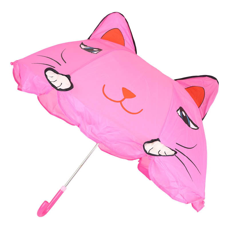 Soake 3D Pop-Up Cat Umbrella for Kids