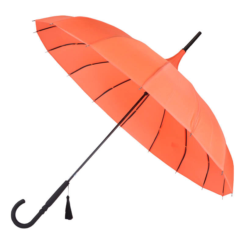 Soake Classic Vintage Pagoda Umbrella (Coral)