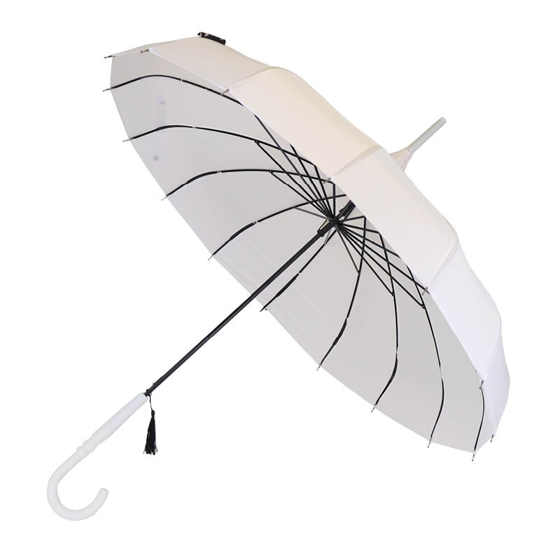 Soake Classic Vintage Pagoda Umbrella (White)