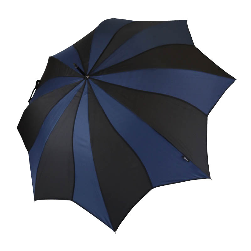 Soake Everyday Walking Swirl Umbrella (Blue/Black)