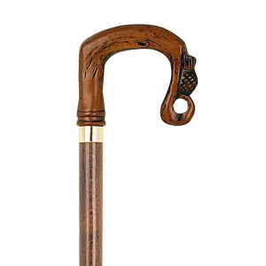 White Shepherd's Crook Walking Stick - Walkingsticks.co.uk