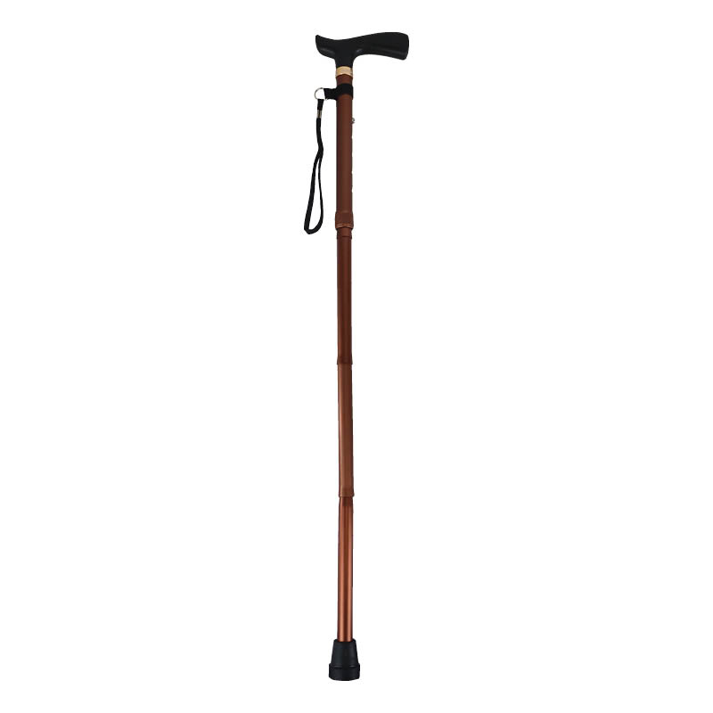 Ziggy Folding Height-Adjustable Bronze Walking Stick